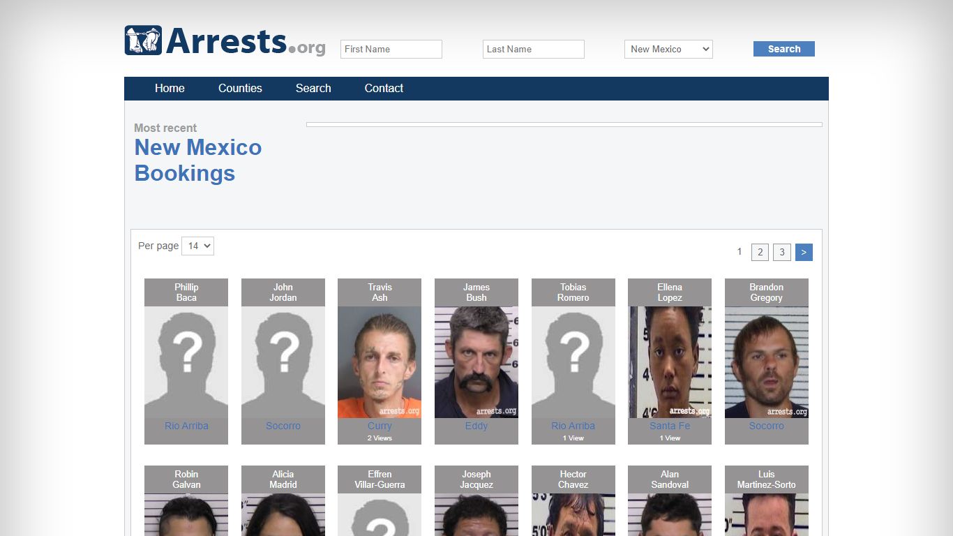 New Mexico Arrests and Inmate Search
